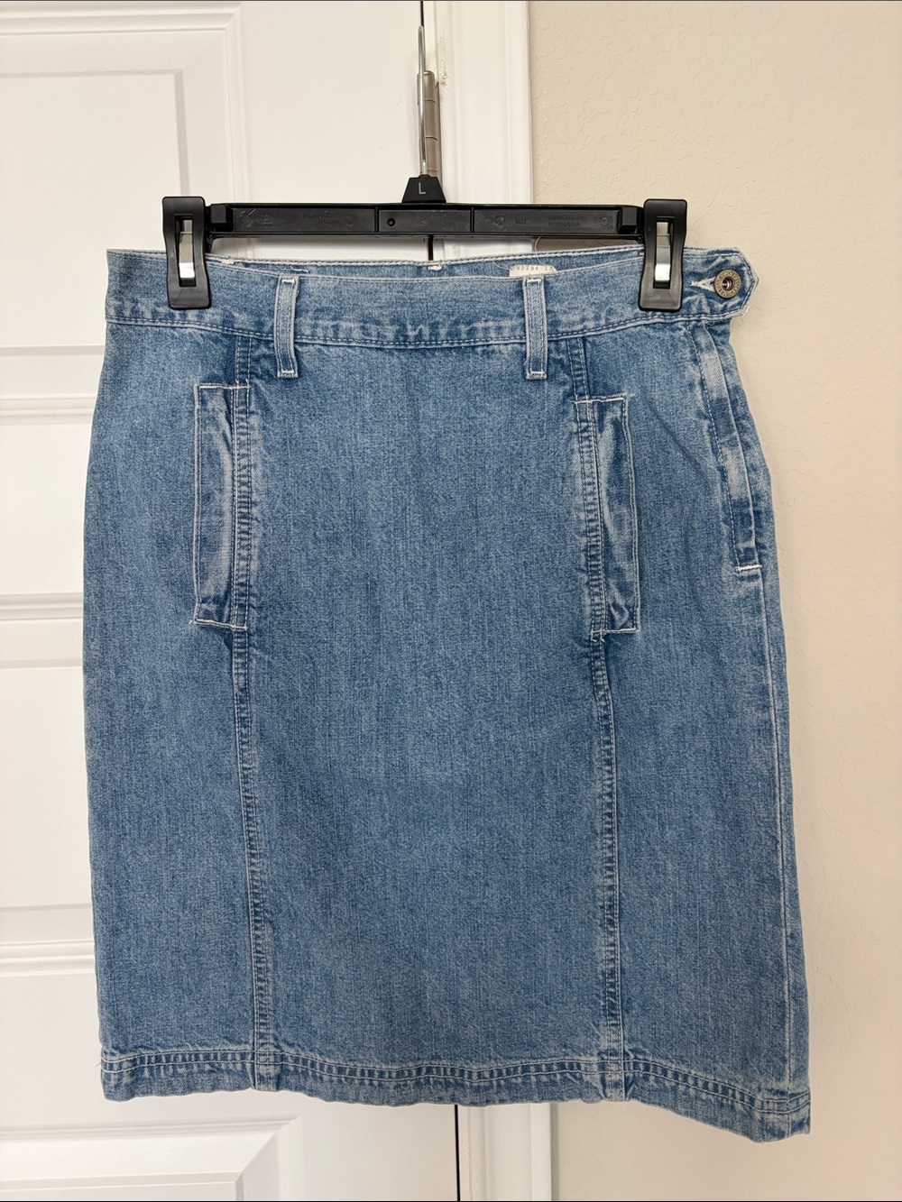 Vintage Levi's Light Blue Denim Pencil Skirt